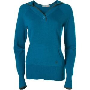 Smartwool Teal and Gray Sweater Hoodie